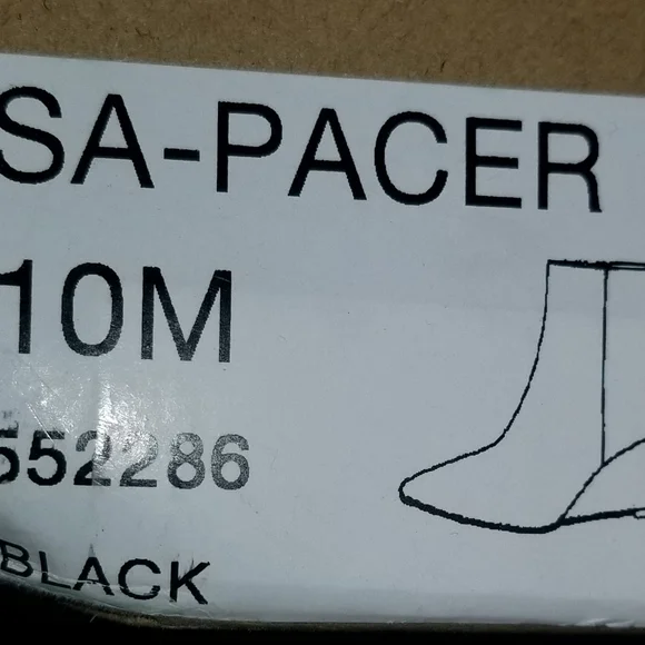 SANCTUARY Women's Pacer Pointed Toe Wedge Booties. Size 10. Color Black. - Picture 10 of 12